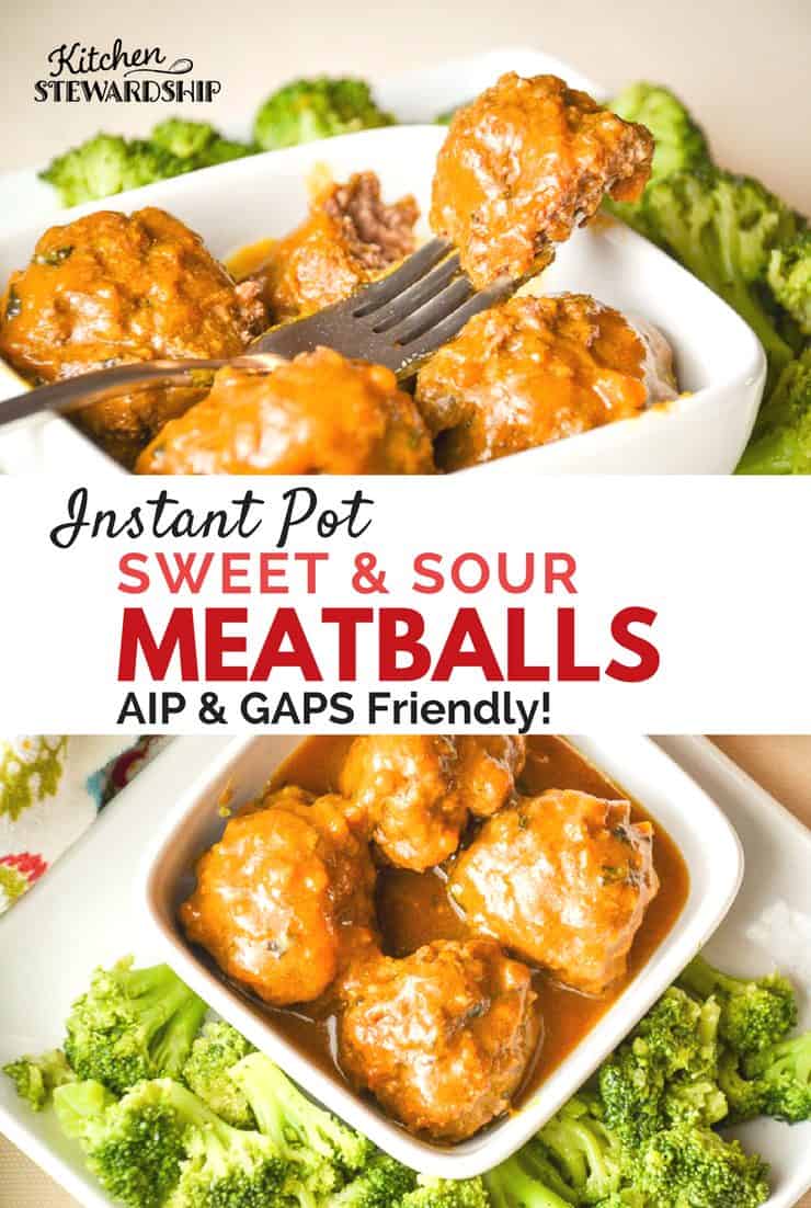Instant Pot Sweet And Sour Meatballs