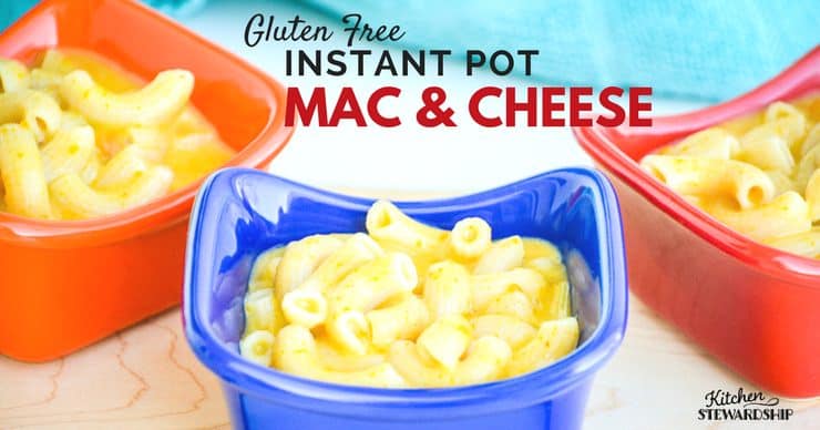 Simple and delicious Gluten Free Instant Pot Mac and cheese - kid tested, mom approved! Easy recipe for weeknights.