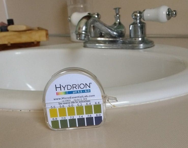 pH strips for saliva and urine