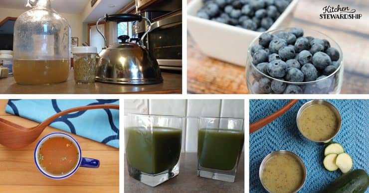 Various foods to eat during a pathogen purge