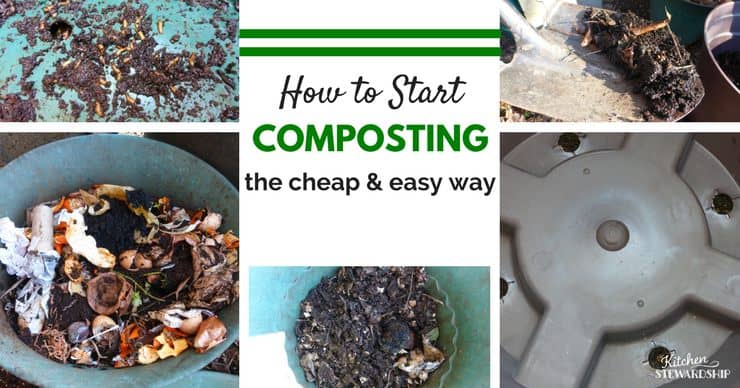 Composting can be easy as 1-2-3. Tips for getting started today! Easy and affordable.