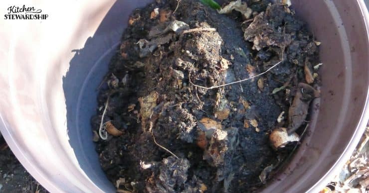 compost dumped clump