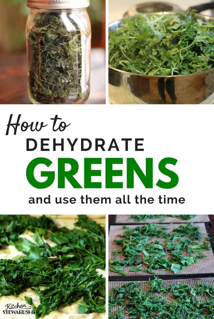 dehydrate greens