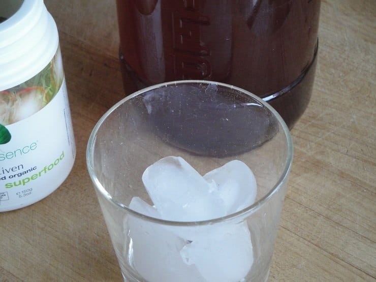 how to take Miessence InLiven probiotic powder - ice