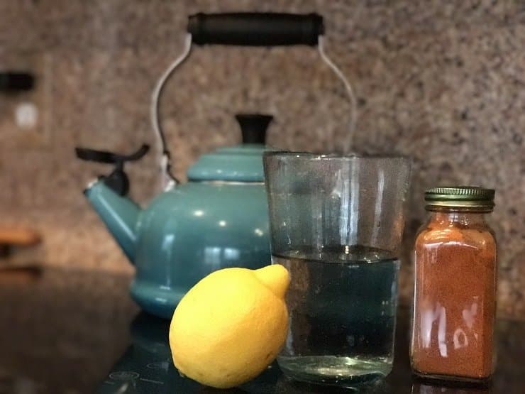 lemon water with cayenne in the morning