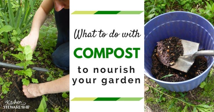 Using compost in your garden for better soil and healthier plants.