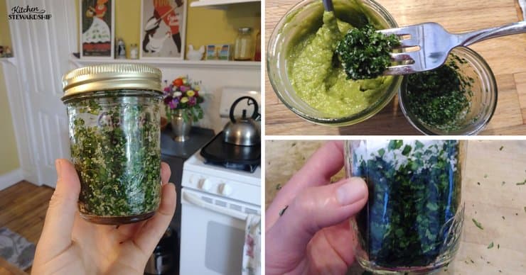 Salt Preserved Fresh Herbs