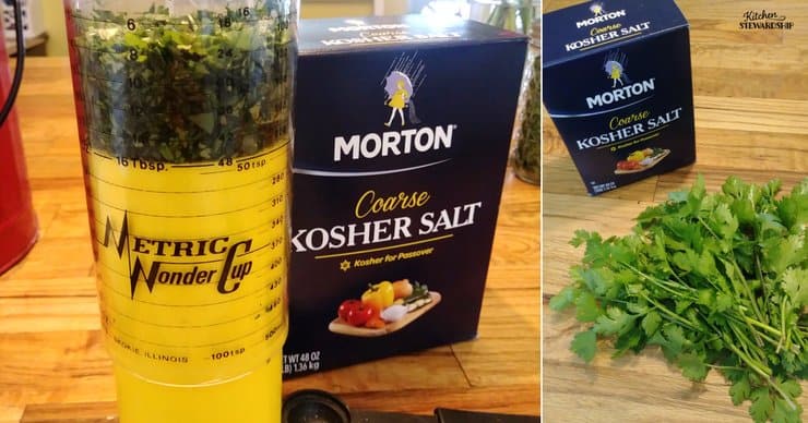 Salt Preserved Fresh Herbs