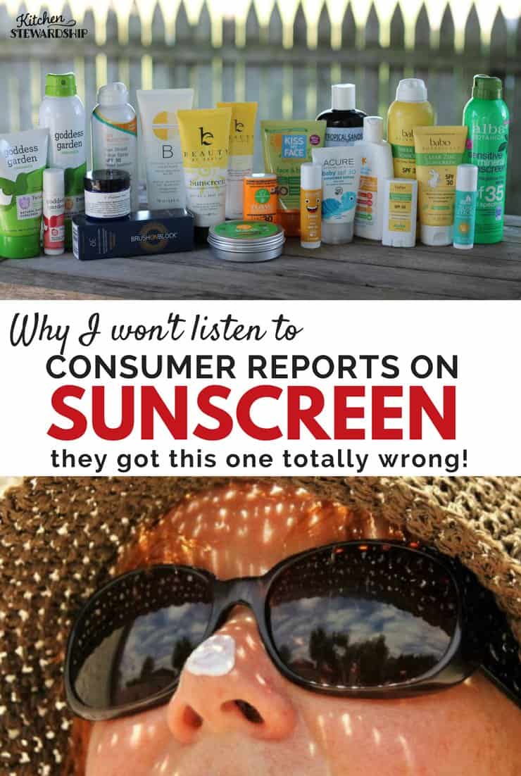 Why I Wont Listen to Consumer Reports on Sunscreen