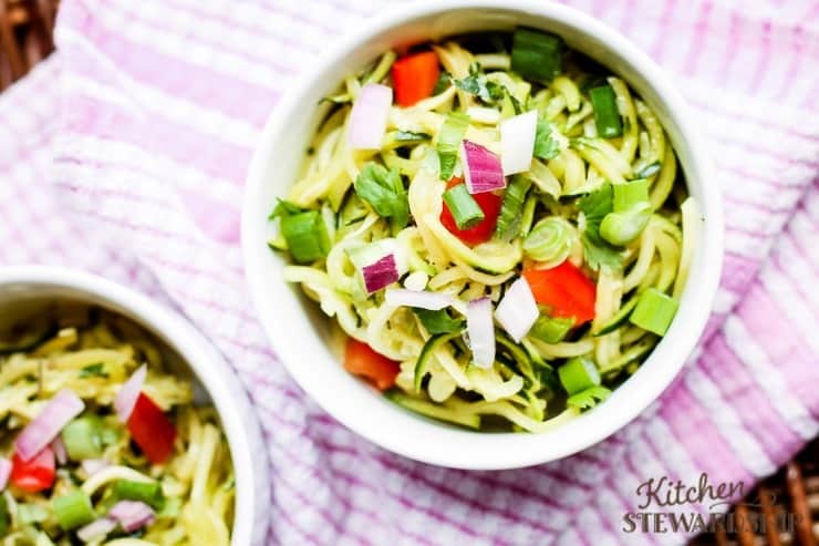 zoodle salad