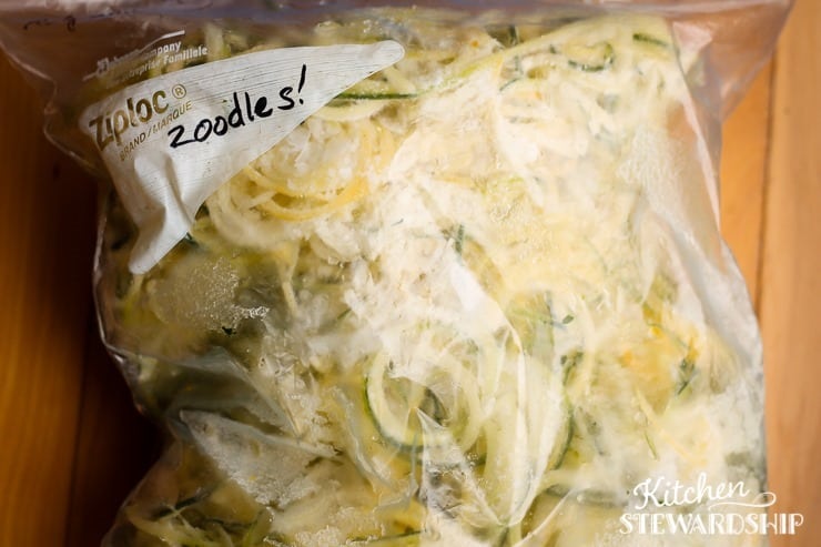 frozen zoodles