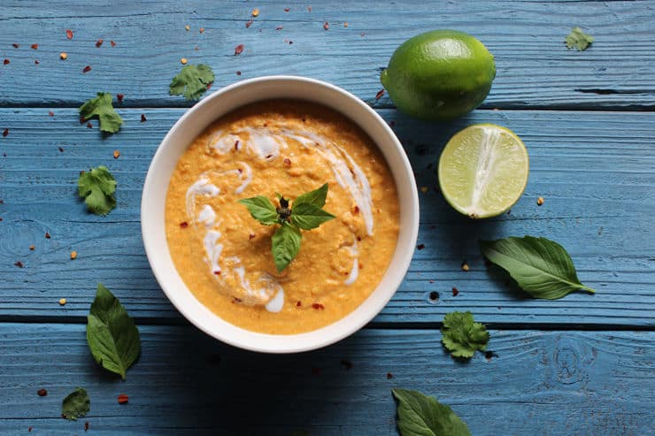 Thai Coconut Carrot Soup