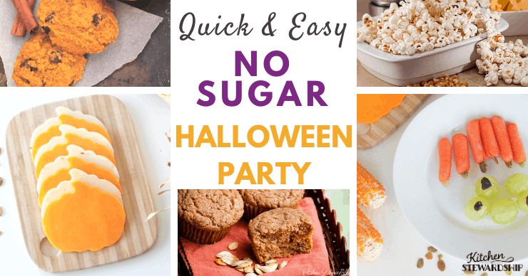 Quick and Easy NO SUGAR Halloween Party