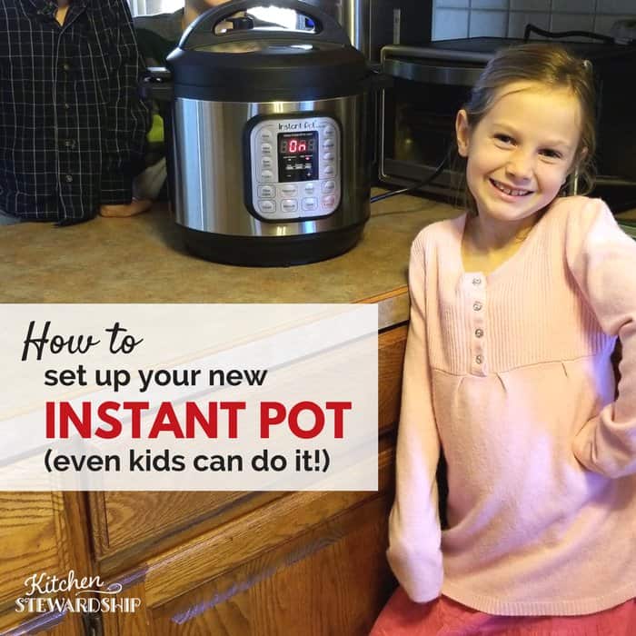 setting up an instant pot