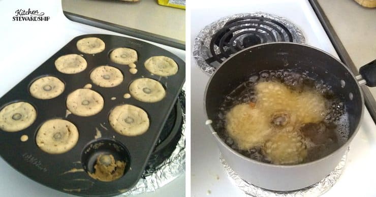 Gluten-free dairy-free batter baked and fried