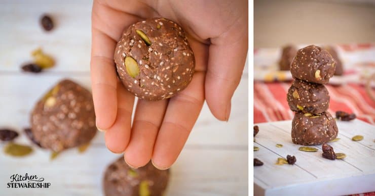 gluten-free mudball snacks