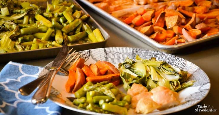 Plate with gluten free and dairy free meal