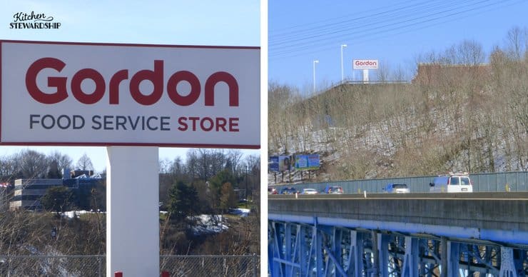 Gordon food service store sign