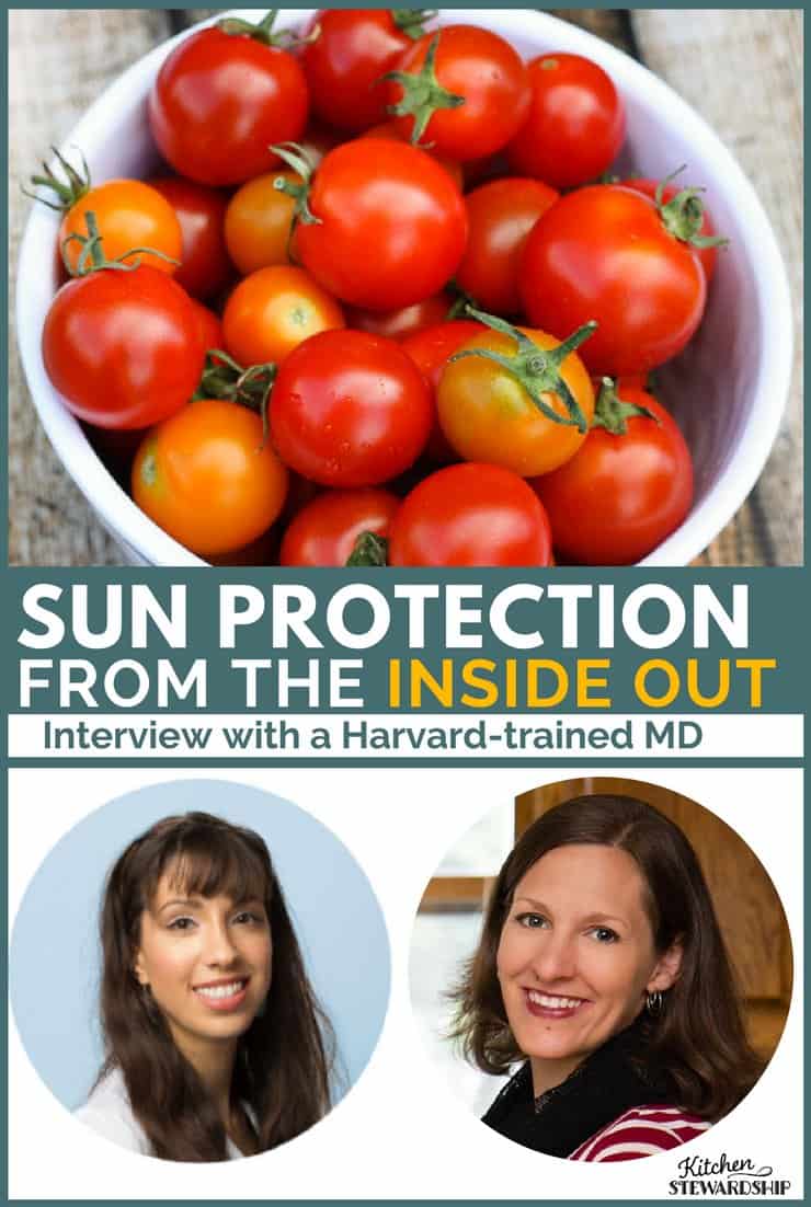 Bowl of cherry tomatoes. Pictures of Dr. Jarvorsky and Katie Kimball