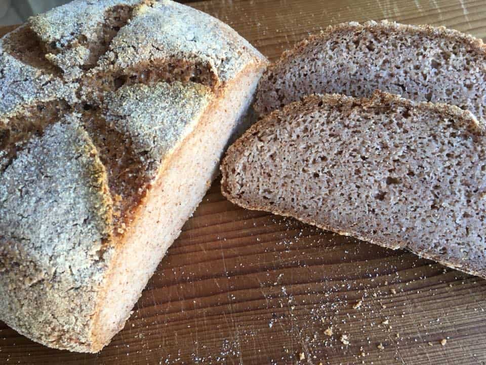 gorgeous artisan gluten-free loaf (homemade!)