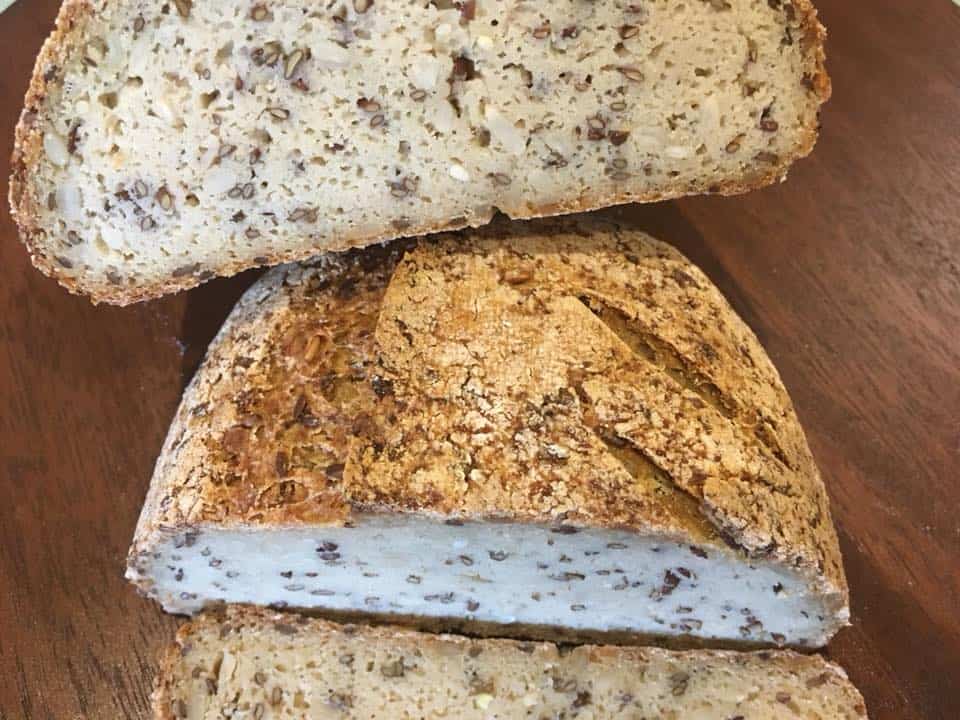 homemade gluten-free sunshine bread loaves
