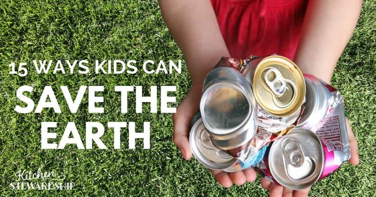 Kid holding crumbled up soda cans.