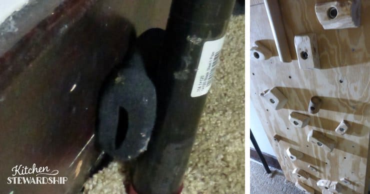 Building a gym in your hallway to add more space to your home. 