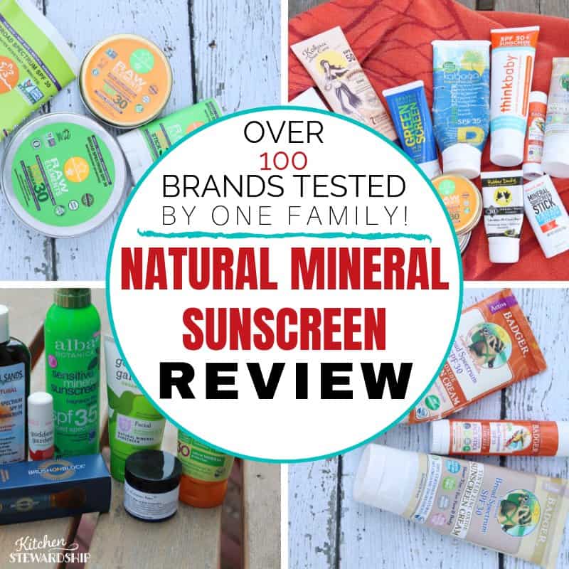 natural mineral sunscreen review