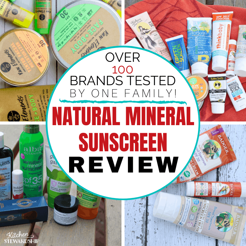 Natural Mineral Sunscreen Reviews
