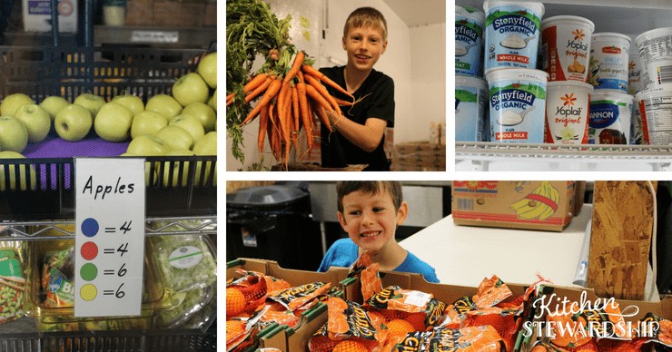 healthy food available at local food pantry