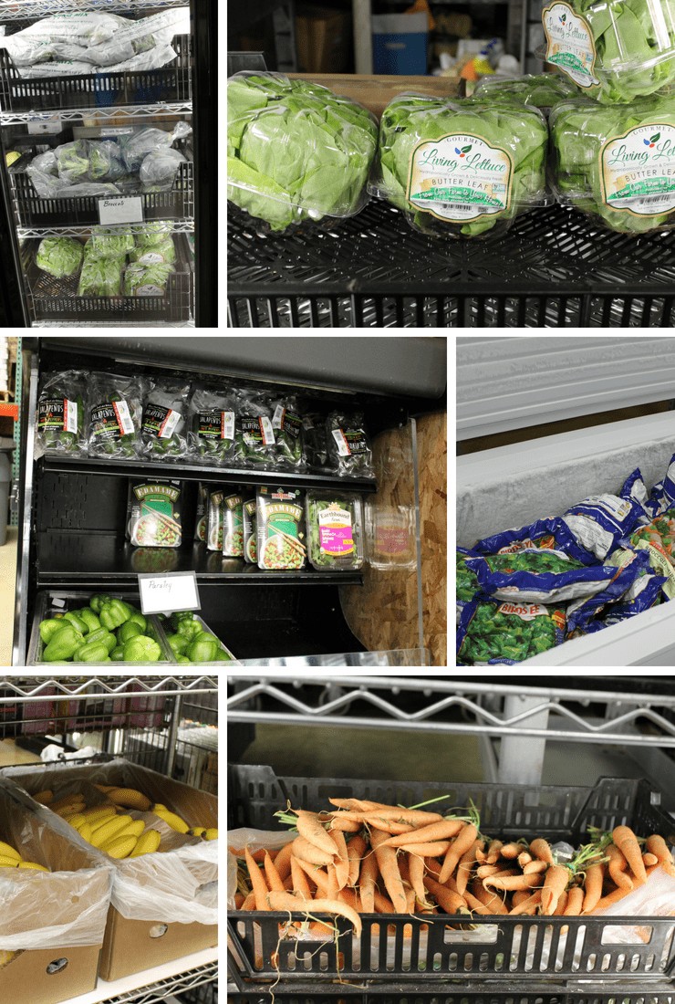 so much healthy food at local food pantry