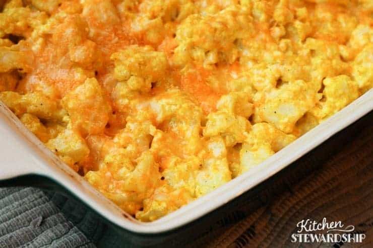 cauliflower mac and cheese