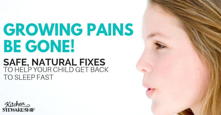Tips for helping with growing pains. Quick and easy enough for middle of the night relief. 