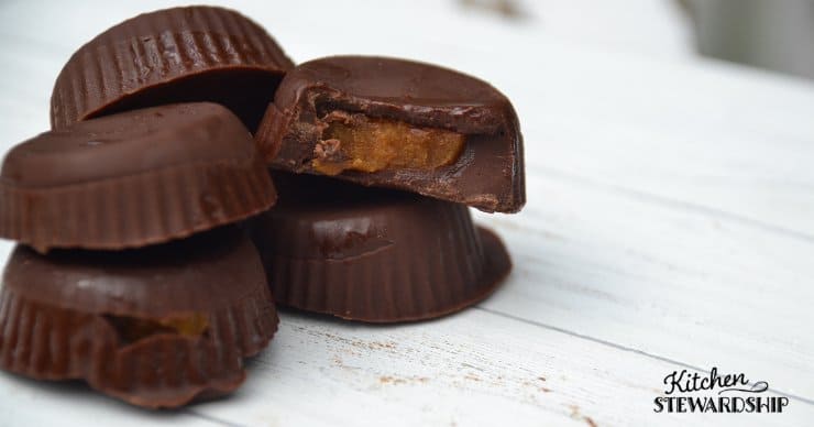 homemade chocolate peanut butter cups