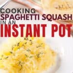 cooked spaghetti squash in a bowl.