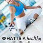 What is a healthy source of protein after a workout?