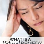 What is a natural remedy for a headache?
