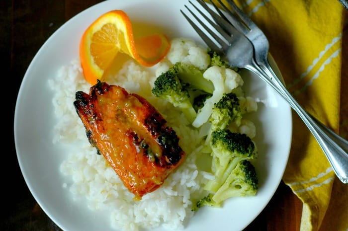 orange ginger salmon