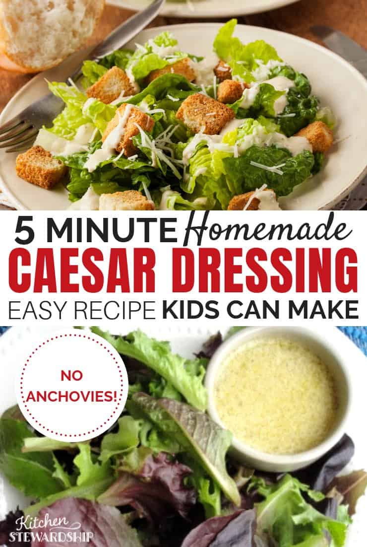 Homemade Caesar Dressing
