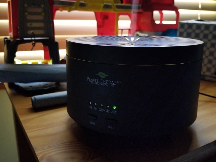 Plant Therapy diffuser in little boys' room