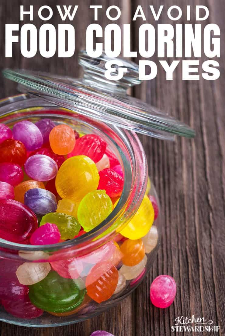 Food coloring ingredients include parabens, a hormone disruptor!