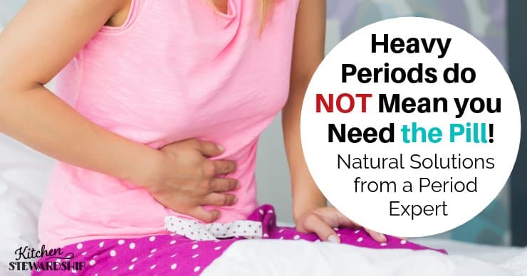 Heavy periods do not mean you need the pill! Natural remedies for heavy periods from an expert.