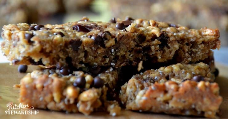 Homemade Gluten Free granola bars