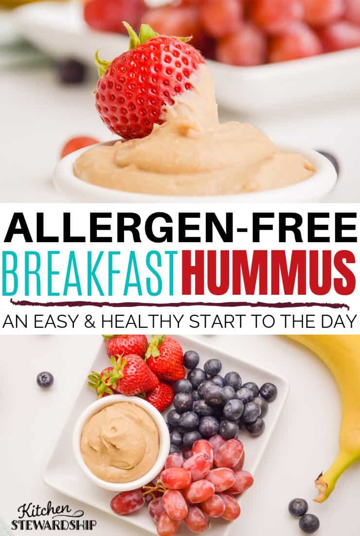 Allergen-free breakfast hummus