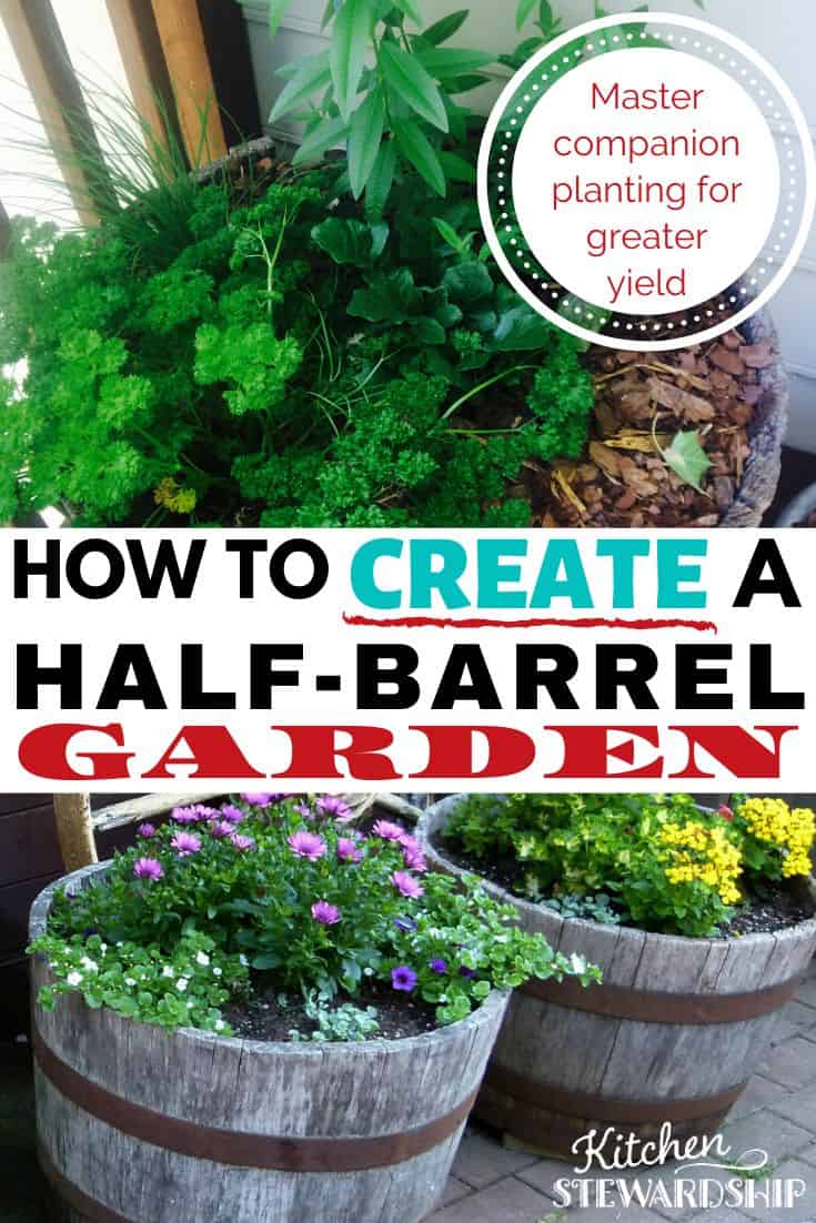 How to Create a Half-Barrel Garden