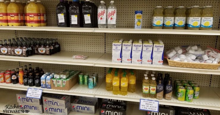 St Alphonsus Food Center Shelves