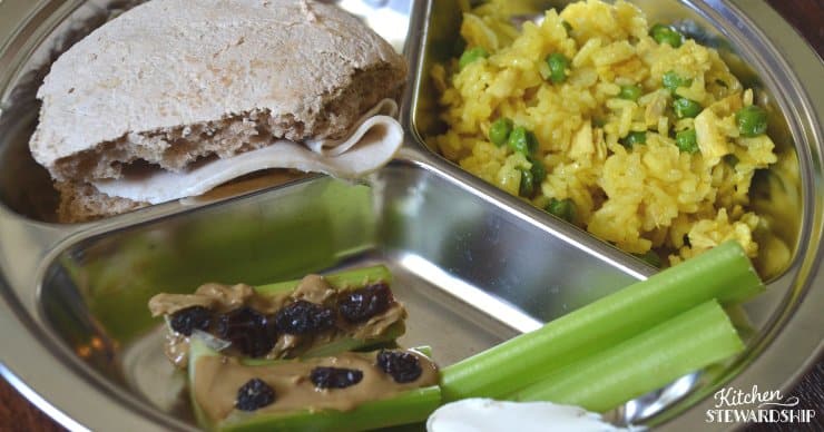 Lunch made by my 4 year old