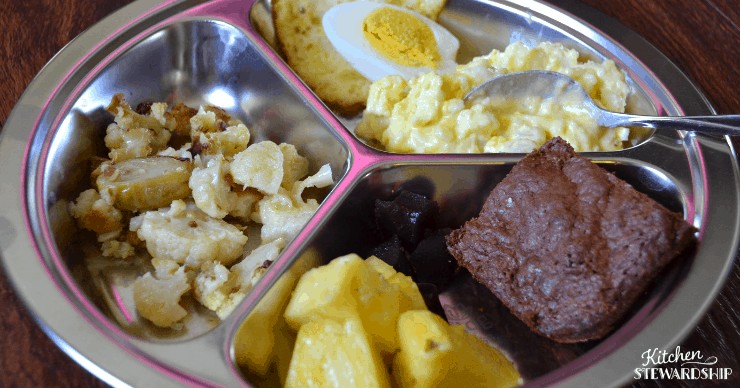 Dinner cooked by kids