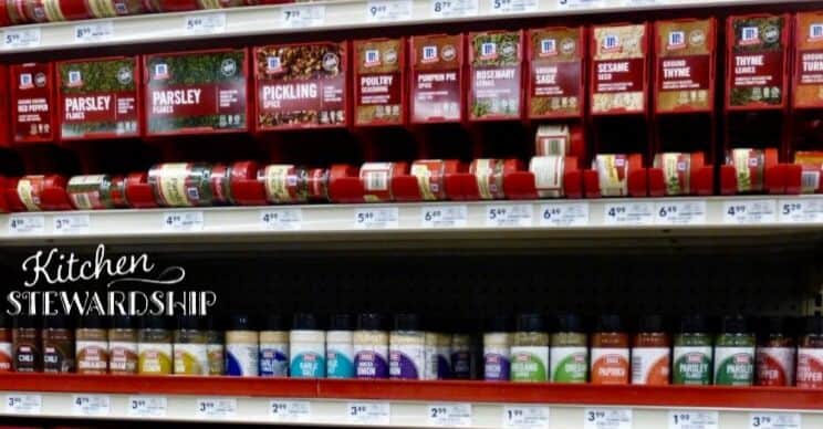 Non-irradiated pices on the shelf