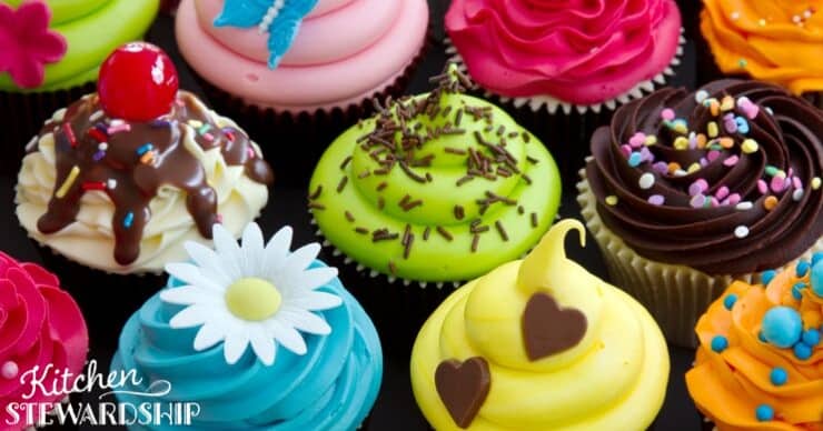 ban sugary treat and colorful cupcakes from school celebrations and parties